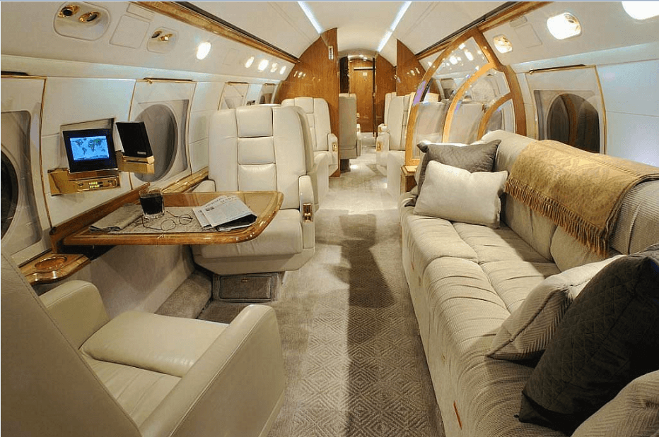 Private Jet interior In Nigeria