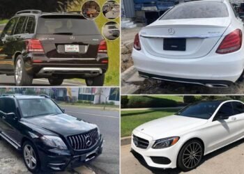 How much are the Mercedes Benz C300 and Mercedes Benz GLK350 in Nigeria?