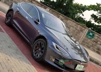 Tesla Model X in Lagos