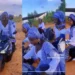 Video Shows Moment Kandua Women Arrived a Friend’s Wedding in a Motorcycle Convoy