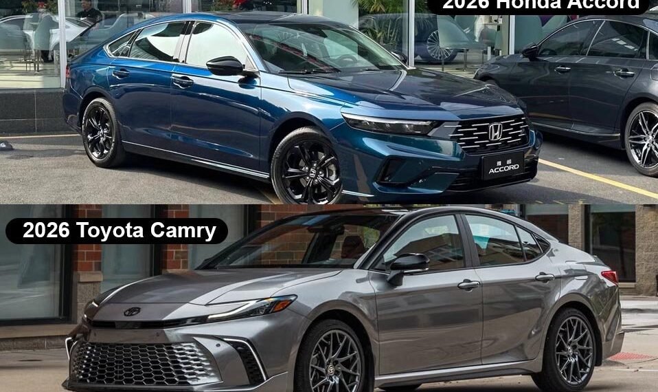 2026 Honda Accord vs Toyota Camry