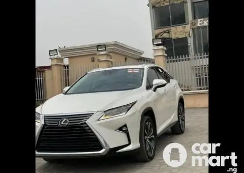 Foreign Used 2016 Lexus Rx350 In White On Cream Leather Interior Full Trim - 1/5