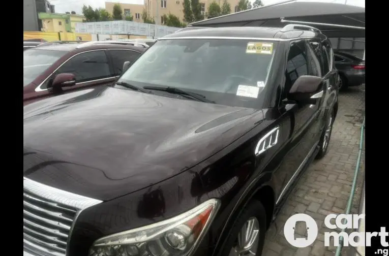 FOREIGN USED 2012 INFINITI QX56 - 1/4