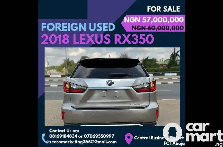 2018 Lexus RX350 Full Option - 1/5