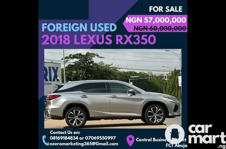 2018 Lexus RX350 Full Option - 4/5