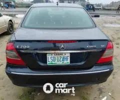 Nigerian Used Mercedes Benz 200E 2008 - 2