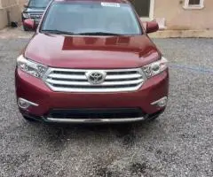 Foreign Used 2008 Upgraded To 2013 Toyota Highlander Sports Full Option