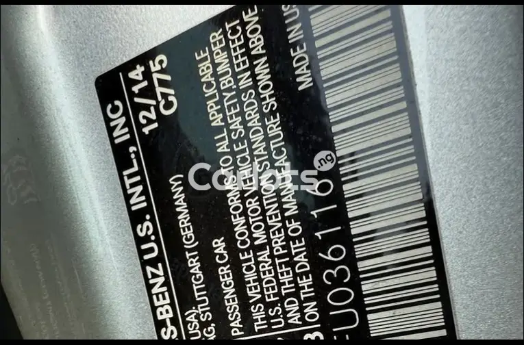 Used 2015 MERCEDES BENZ C400 for sale in Abuja, FCT - photo 4 of 5