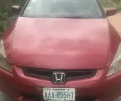 Nigerian used Honda accord 2003 - 1