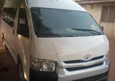 Toyota hiace for rent