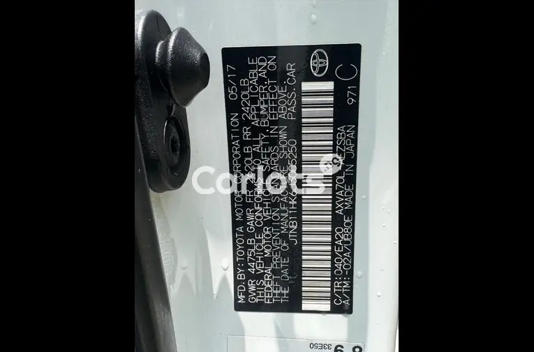 TOYOTA CAMRY 2018 - 2/5