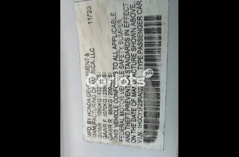 2024 HONDA ACCORD for sale in Garki, FCT - thumbnail 2