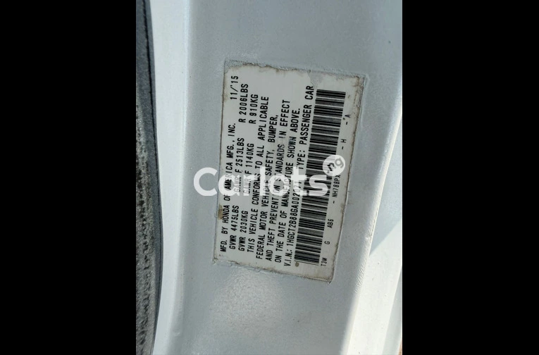 Clean used Honda Accord Coupe 2016 model V6 engine for sale in Abuja, FCT - photo 6 of 6