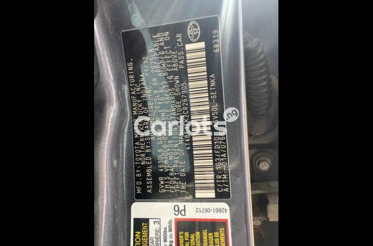 CLEAN USED 2013 CAMRY LE for sale in Garki, FCT - photo 4 of 7