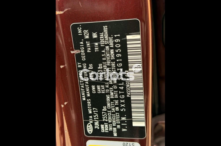 Foreign Used 2017 KIA OPTIMA for sale in Garki, FCT - thumbnail 6