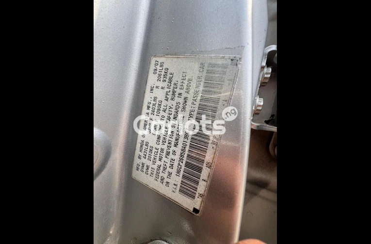 USED 2008 HONDA ACCORD V4 for sale in Garki, FCT - photo 5 of 7