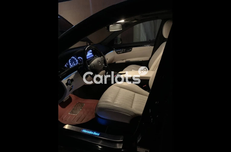 Mercedes-Benz s550 black on white - 7/7