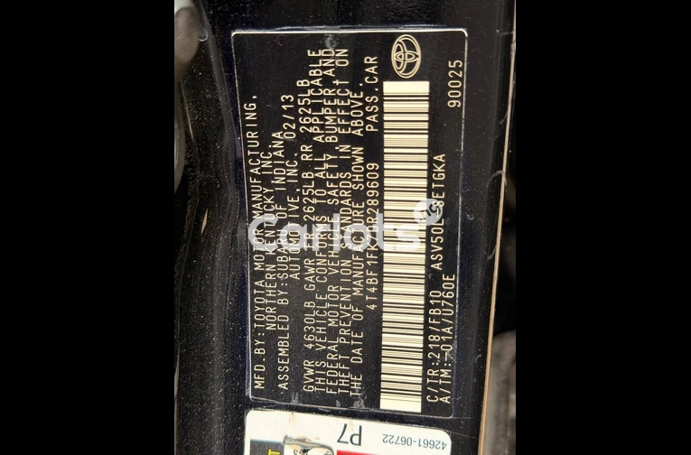 2013 TOYOTA CAMRY - 3/7