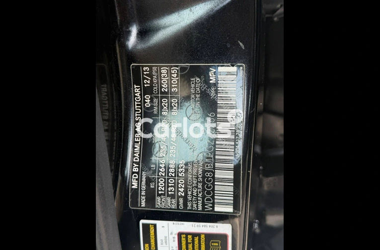 DISTRESS UNREGISTERED Mercedes-Benz 2014 GLK350 - 5/7