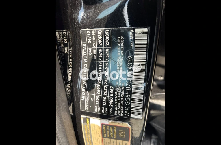 Clean Registered 2012 Mercedes Benz GLK350 4MATIC for sale in Ajah, Lagos - thumbnail 4