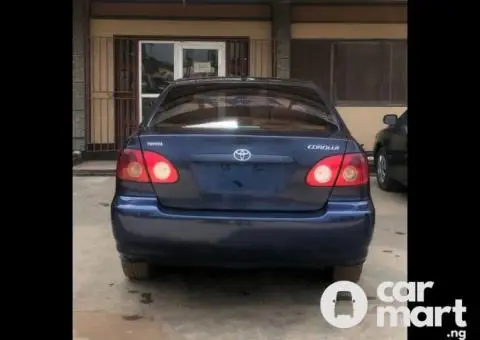 Clean Nigerian Used Toyota Corolla 2006 - 4/5