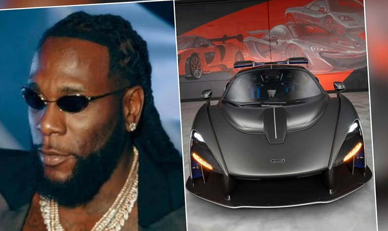 Burna Boy Acquires Nigeria’s Most Expensive Car: The ₦3.2 Billion McLaren Senna Exposed Carbon